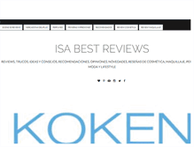 Tablet Screenshot of isabestreviews.com
